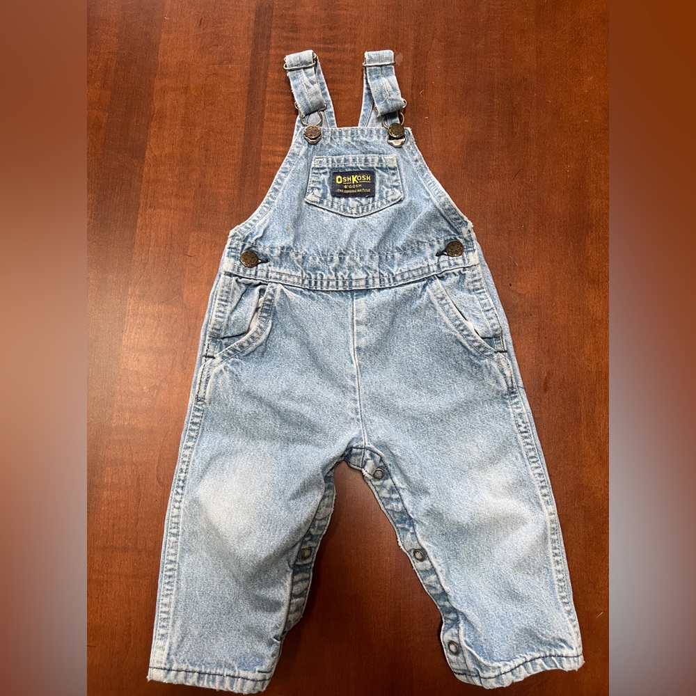 OshKosh B'gosh Light Blue Denim Overalls for Kids